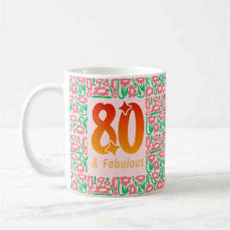 Mug 80ème et fabuleux