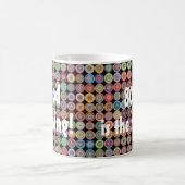 Mug 80's Funky élégant Sophisticated Fancy Motif (Centre)