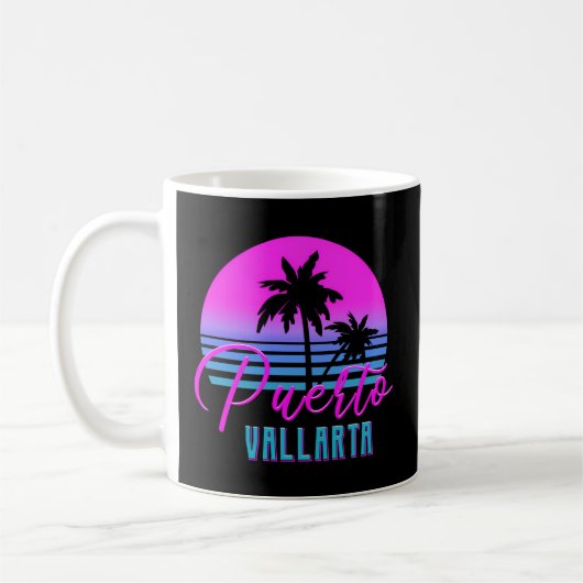 Mug 80S Puerto Vallarta Printemps vacances (Gauche)