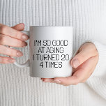 Mug 80th Birthday Party Cadeau 80 ans Personnalisé<br><div class="desc">Personnalisé N'IMPORTE QUEL ÂGE 80e anniversaire cadeau de fête 80 ans</div>