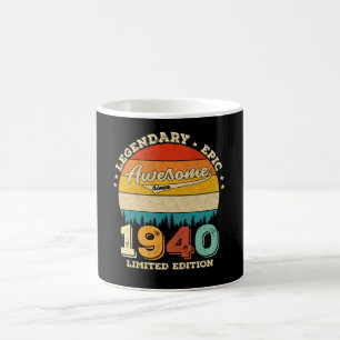 Mug 82 Ans Awesome depuis 1940 82e Anniversaire Cadeau