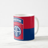 Mug 82e division aérienne Flag Military Vétéran (Devant droit)
