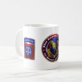 Mug 82e division aéroportée 1re brigade 504e PIR (Devant gauche)
