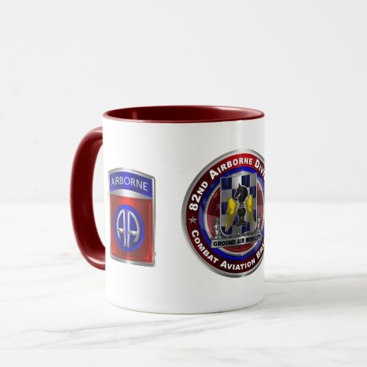Mug 82e division aéroportée, brigade d'aviation de com (Devant gauche)