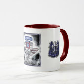 Mug 82e division aéroportée Conception à cadre explosi (Devant droit)