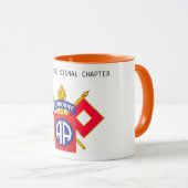 Mug 82e division aéroportée Section des signaux Coffee (Devant droit)