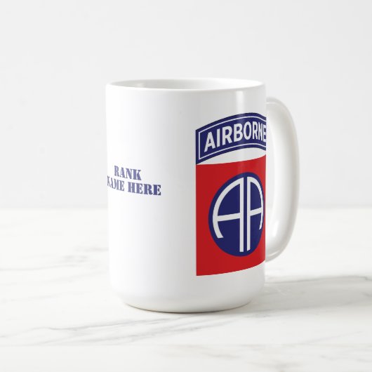 Mug 82e division aéroportée Tous les américains person (Devant droit)