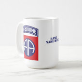 Mug 82e division aéroportée Tous les américains person (Devant gauche)