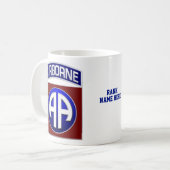 Mug 82e Patch d'épaule personnalisable de la division  (Devant gauche)