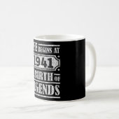 Mug 84 Ans 1941 Naissance De La Légende 84e Anniversai (Devant droit)