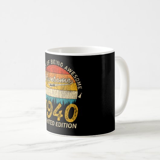 Mug 85 ans 1940 Retro Magnifique 85e anniversaire Cade (Devant droit)
