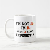 Mug 85th conceptions d'anniversaire (Gauche)