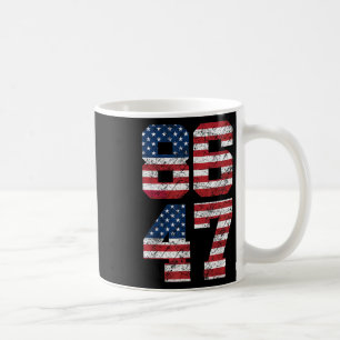 Mug 8647 Anti Trump 86 47 Retro Anti-Trump Drapeau Amé
