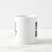 Mug 8647 Déclaration politique du drapeau américain an (Centre)