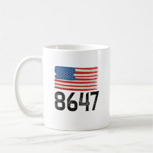 Mug 8647 Déclaration politique du drapeau américain an