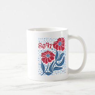 Mug 8647 Subtle Anti Trump 86 47 Floral Boho Style