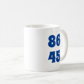 Mug 86 45 Jetez Trump en 2020 (Devant droit)