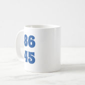 Mug 86 45 Jetez Trump en 2020 (Devant gauche)