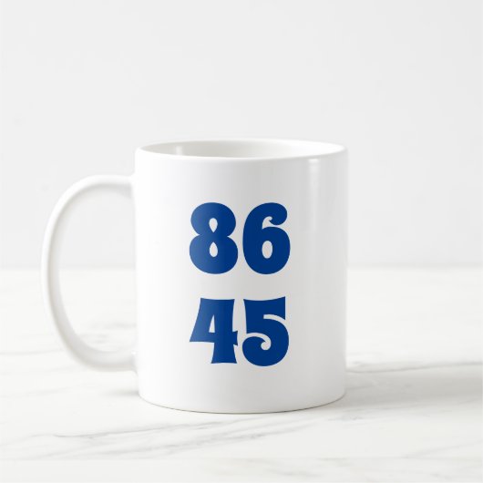 Mug 86 45 Jetez Trump en 2020 (Gauche)