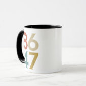 Mug 86 47 Trump Cool rétro anti-Trump (Devant gauche)