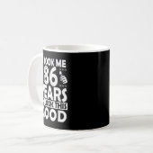 Mug 86e Anniversaire Cadeau M'A Pris 86 Ans Bon Amusan (Devant gauche)