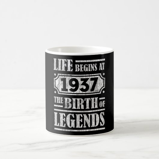 Mug 88 Ans 1937 Naissance De La Légende 88E Anniversai (Centre)