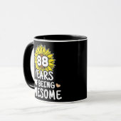 Mug 88 Ans D'Être Impressionnant 88e Anniversaire 88 A (Devant gauche)