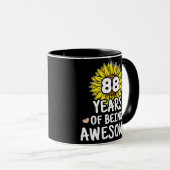 Mug 88 Ans D'Être Impressionnant 88e Anniversaire 88 A (Devant droit)