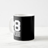 Mug 8 Ans de fan de foot (Devant gauche)