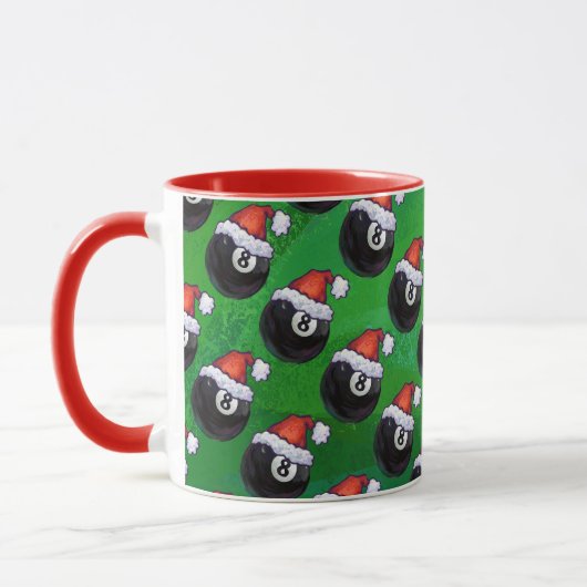 Mug 8 Bal Christmas Green (Gauche)