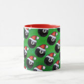 Mug 8 Bal Christmas Green (Centre)