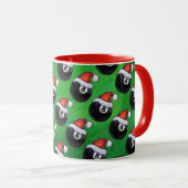 Mug 8 Bal Christmas Green (Devant droit)