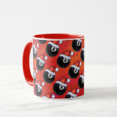 Mug 8 Balle Noël Casquette rouge (Devant gauche)