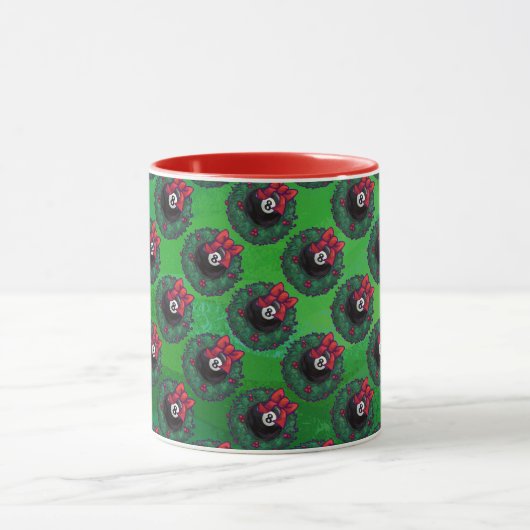 Mug 8 Balle Noël en vert (Centre)