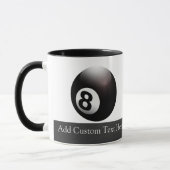 Mug 8 billards de boules personnalisés (Gauche)