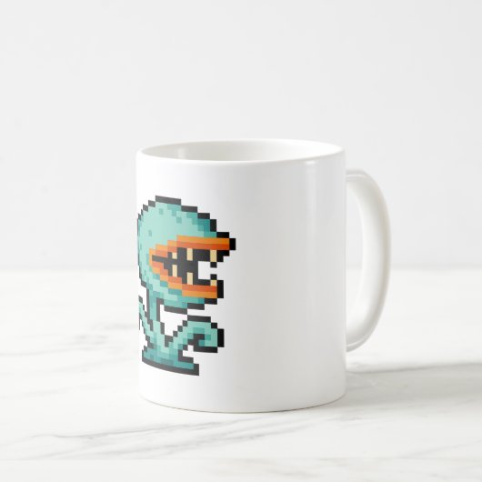 Mug 8-bit Flytrap Monster (Devant droit)