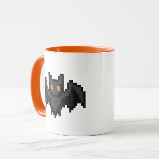 Mug 8-bit Retro Bat (Devant gauche)