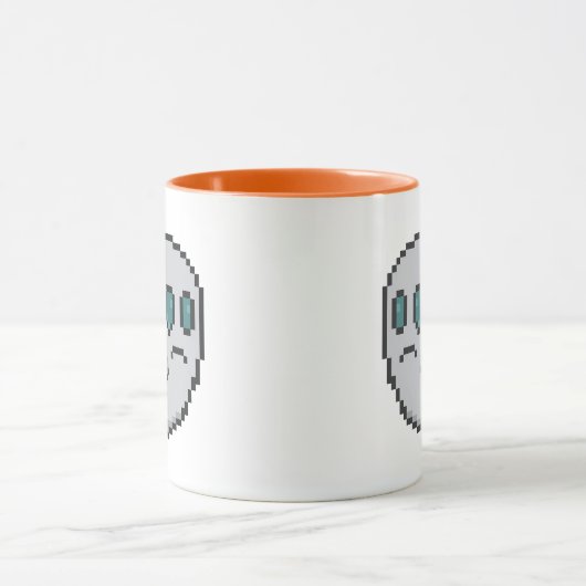 Mug 8-bit Retro Ghost (Centre)