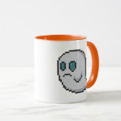 Mug 8-bit Retro Ghost (Devant droit)