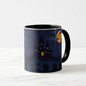 Mug 8-bit Retro Haunted Castle (Devant droit)