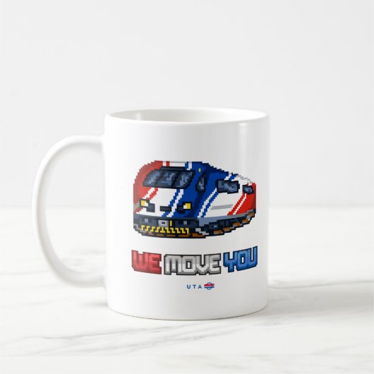 Mug 8 bits We Move You FrontRunner (Gauche)