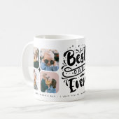 Mug 8 Meilleur Papa Collage de Photos (Devant gauche)