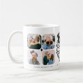Mug 8 Meilleur Papa Collage de Photos (Gauche)