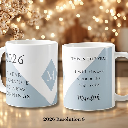 Mug 8. New Year Resolution for 2026 Year of Change