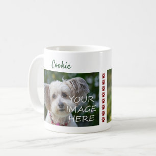 Mug 8 Pattes 2 Photos de Chiens Noms Moderne Mignon No