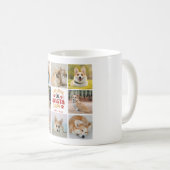 Mug 8 Photo Collage Je Crois En Père Noël Paw Nom Et D (Devant droit)