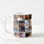 Mug 8 Photo Western First Christmas As Mrs and Mr (Gauche)