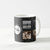Mug 8 points faits sur commande de famille du collage (Devant droit)