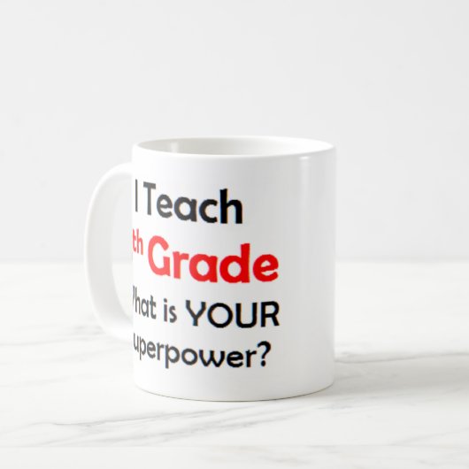 Mug 8e année (Devant gauche)