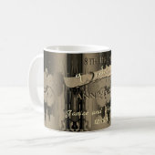 Mug 8e anniversaire du Mariage de bronze Steampunk (Devant gauche)
